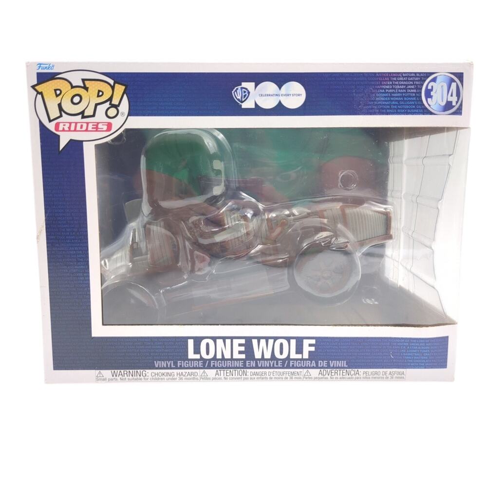 Funko Pop Lone Wolf Mad Max The Road Warrior Rides #304 WB 100 Vinyl Figure New